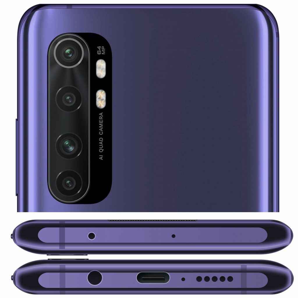 Смартфон Xiaomi Mi Note 10 GLOBAL Lite Nebula Purple (M2002F4LG) 6/128GB –  купить в интернет-магазине Донецка по низкой цене